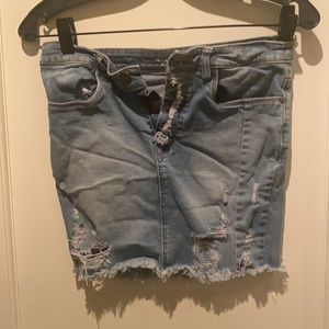 jean skirt